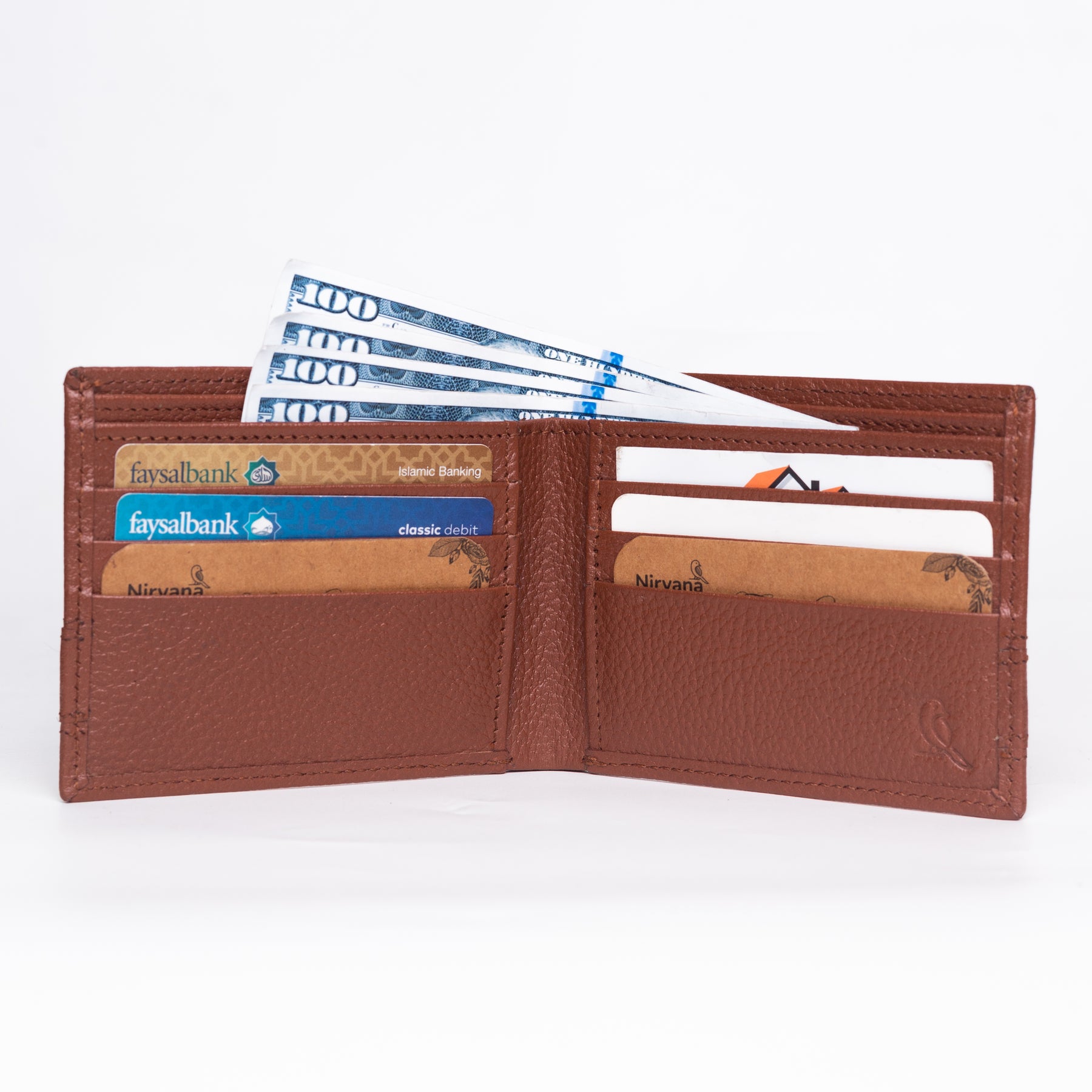 Bifold with Hair Strip on