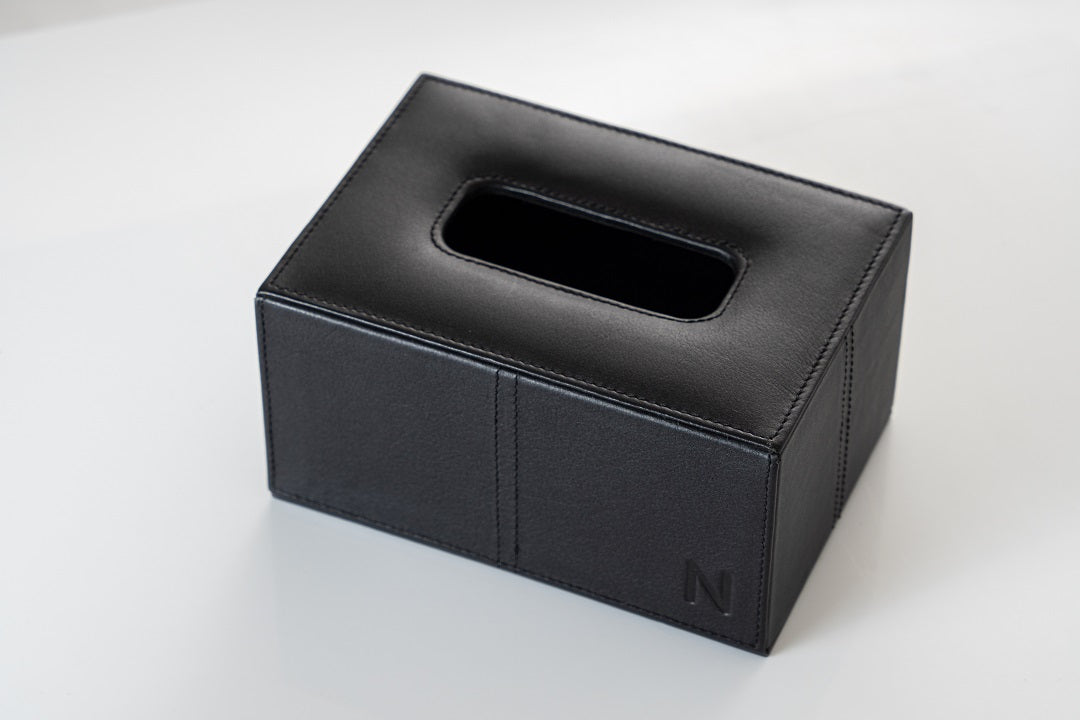 The Leather Tissue Box